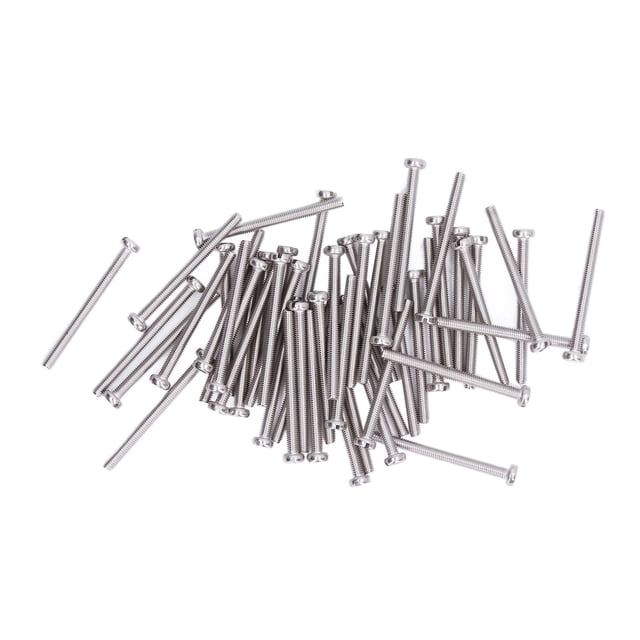 Tornillo con ranura para cabeza de queso, 50 piezas Tornillo con ranura para cabeza de queso con ranura para cabeza de queso Construido para durar