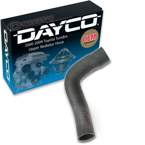 Dayco Upper Radiator Coolant Hose compatible with Toyota Tundra 4.7L V8 2000-2009