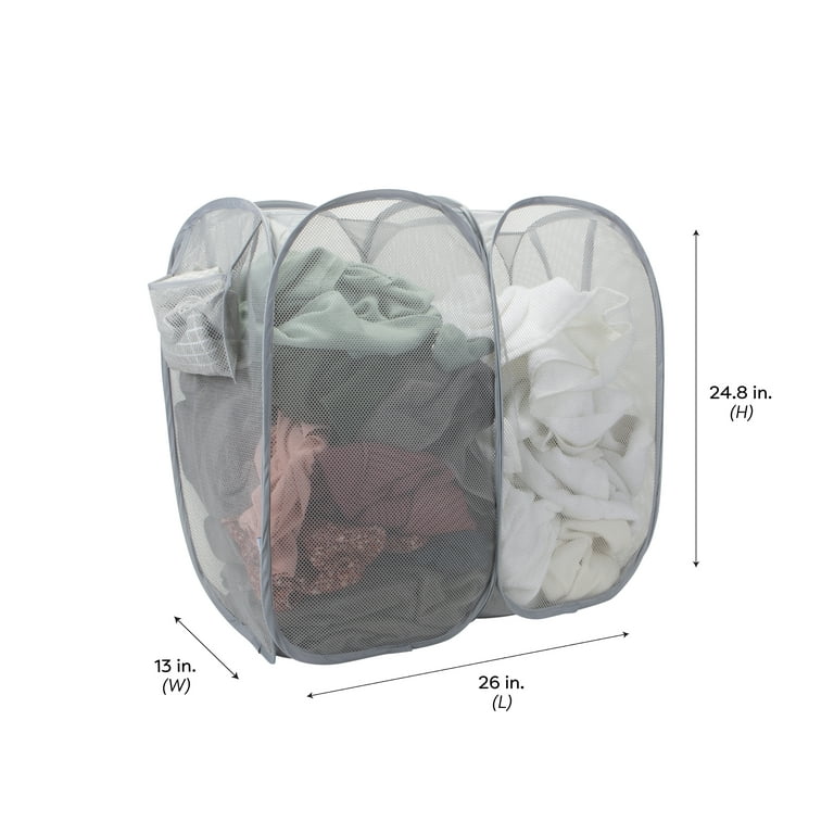 80L Backpack Laundry Bag with 3 Sizes Mesh Delicates Bag for Washing  Machine, Portable Laundry Hamper Backpack, Laundry Bags Extra Large Heavy  Duty