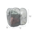 thumbnail image 5 of Mainstays Dual Pop-up Mesh Laundry Hamper with Durable Design, 5 of 11