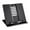 Black, variant on Lksixu Desktop Reading Book Stand, Metal Foldable Hands Free Book Holder with Expandable Page Clips, Adjustable Multi-Angle Reading Book Rack Portable Sturdy Desk Book Rest Tablet Phone Holder