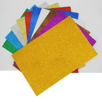 COSMOBETTY 10Pcs Glitter Sheets EVA Assorted Color for Foam Paper for Crafts and Soft Foam Sheet