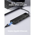 thumbnail image 5 of Lemorele TC100L 13 in 1 Docking Station for Triple Monitors, USB C Hub with Dual 4K HDMI, Gigabit Ethernet, VGA, 5 USB Ports, SD/TF, 3.5mm Audio, 100W PD, Multiport Adapter for Type C Laptops, 5 of 8