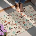 thumbnail image 4 of Red Mushroom Light Pattern Door Rugs,Washable Non Slip Door Mats Indoor,Decorative Door Mats,Entry Mat Indoor for Entrance,Bedroom,Kitchen,Bathroom,20"x32", 4 of 6