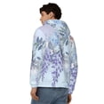 thumbnail image 4 of Kdxio Bird Butterfly Stripe Print Men Hoodies Casual Hoodies for Men with Zip Pockets Full Zip Long Sleeve Sweatshirt Sports Hooded Jacket-XX-Large, 4 of 5