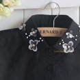 thumbnail image 5 of LoudSung False Collar Detachable Half Shirt Blouse Fake Collar Elegant Embroidery Rhinestones Crystal Decorative Dickey Collar Designs for Women Girls, 5 of 6