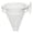White, variant on FENGGHAO Fish Feeder Feeding Bowl with Suction Cup for Aquarium Automatic Vacation Food Dispenser Ring Dish for Betta Shrimp Tropical White