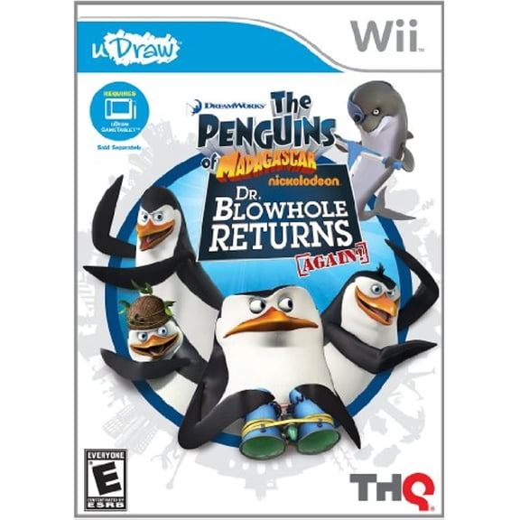 Udraw Penguins Of Madagascar: Dr. Blowhole Returns Again! - Nintendo Wii