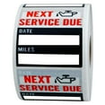 thumbnail image 1 of Labels Oil Change Stickers Removable Oil Change Reminder Sticker for Window with No , Service Due Labels for Car 100Pcs/Roll, 1 of 7