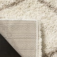 thumbnail image 7 of SAFAVIEH Hudson Arline Geometric Shag Area Rug, Ivory/Beige, 5'1" x 7'6", 7 of 7