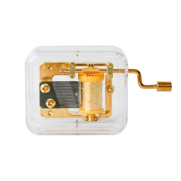 Hand Crank Music Box Mini Musical Box Party Desktop Adornment