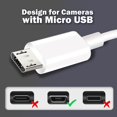 thumbnail image 2 of HLONK 16.4ft 5M Power Extension Cable for                   USB to Micro USB Extension Charging and Data Sync Cord, 2 of 7