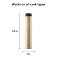 thumbnail image 3 of Rabbit Electric Wine Opener, Automatic Corkscrew with Built-In Foil Cutter, Removes Cork in Seconds, Gold, 3 of 7