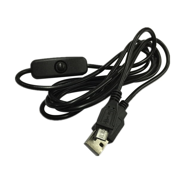 HEALEEP Câble d'Extension Micro Usb avec Bouton Off pour Isolation et Gestion
