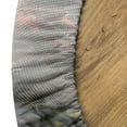 thumbnail image 4 of Ambesonne Marble Print Fitted Round Tablecloth, Retro Paintbrush, 36"- 40" Diameter, Sand Brown and Pale Grey, 4 of 4