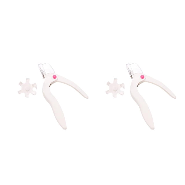 Vogacara Nail Manual Fingernail Manicure Trimmer Household Trimming Tool Adults Handheld Accessories SPA Pocket L 2piezas