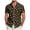 A-Black, variant on Men's Halloween Button Shirt Family Halloween Thanksgiving Tops Casual Thankful Pumpkin Turkey Graphic Tees Shirts for Man Size 2XL