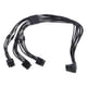 thumbnail image 1 of PCIe5.0 12VHPWR Cable for Corsai 16AWG 600W 12VHPWR Cable Three 8 Pin PCIe to 16Pin 12+4 Pin Male to Male for RTX40, 1 of 4