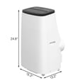 thumbnail image 4 of Portable Air Conditioner, 14,000 BTU Floor AC Cools Room Up to 750 Sq.Ft, 3 in 1 AC Unit with Dehumidifier & Fan, Energy Saving Intelligent Cooling System w/LED Display & Installation Kit, 4 of 7