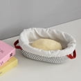thumbnail image 2 of Ulxkmt 1 Oval Banneton Bread Proofing Baskets Sourdough Baking Bowl with Liner for Home Bakers, 2 of 7