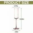 thumbnail image 4 of ACDANC 6Pcs Champagne Flutes Plastic 5.5 oz Damage-Proof Clear Cups Cocktail Cups for New Year Party Gathering Pink, 4 of 7