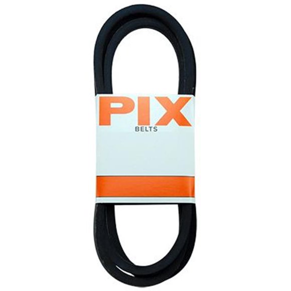 PIX North 248439 0.625 x 101 in. Black Rubber V-Belt