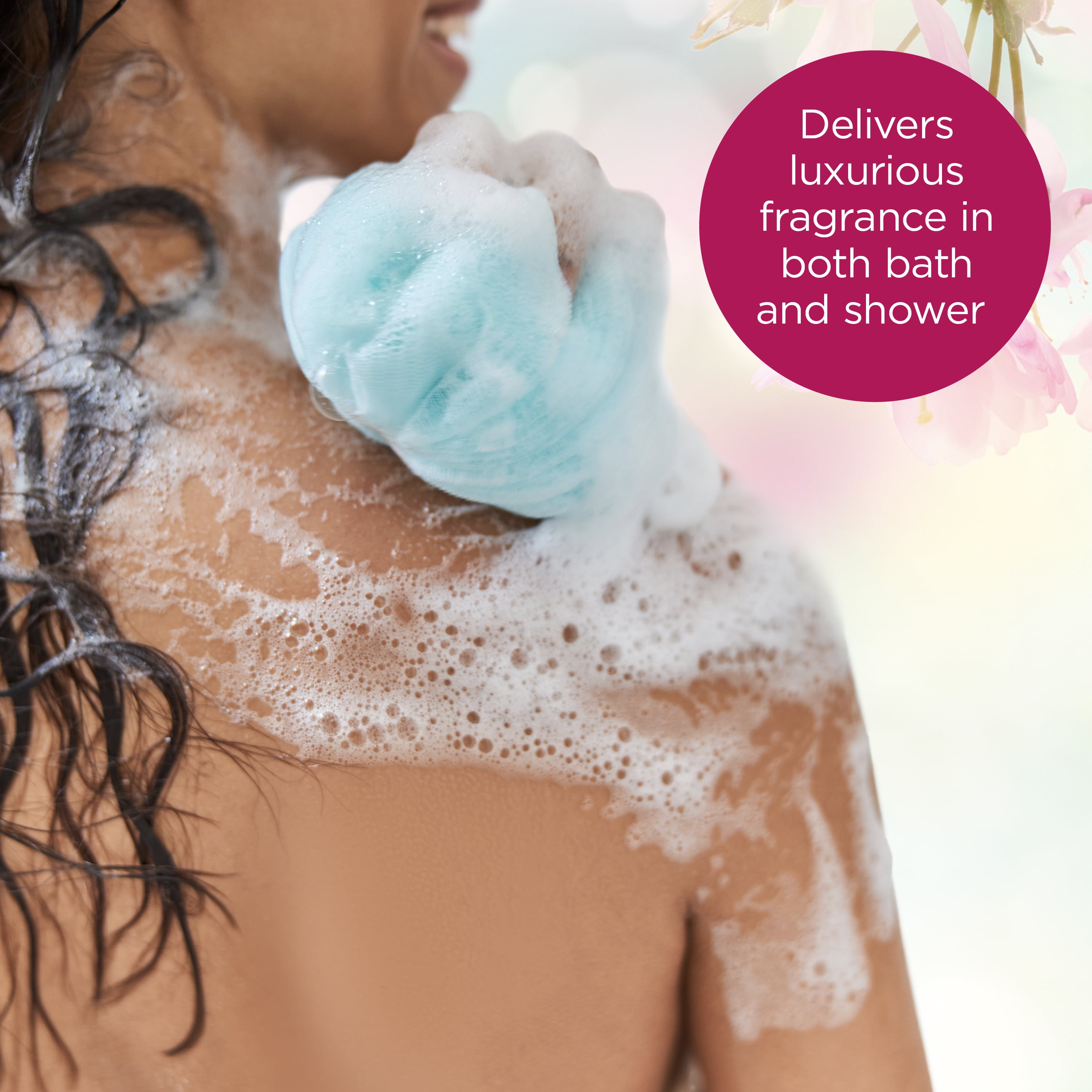 Bodycology 2 in 1 Body Wash Bubble Bath, Cherry Blossom,1