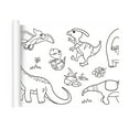 thumbnail image 3 of Rollo de papel artístico, juguete educativo , 30x300cm, regalo de cumpleaños, papel de , carteles para colorear DIY para marcador de , de dinosaurios de dinosaurios Macarena Rollo de papel para colorear, 3 of 8