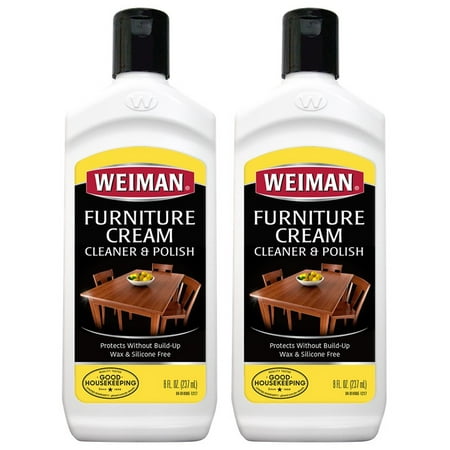 (2 Pack) Weiman Fruniture Cream With Lemon Oil, 8.0 FL (The Best Furniture Polish)