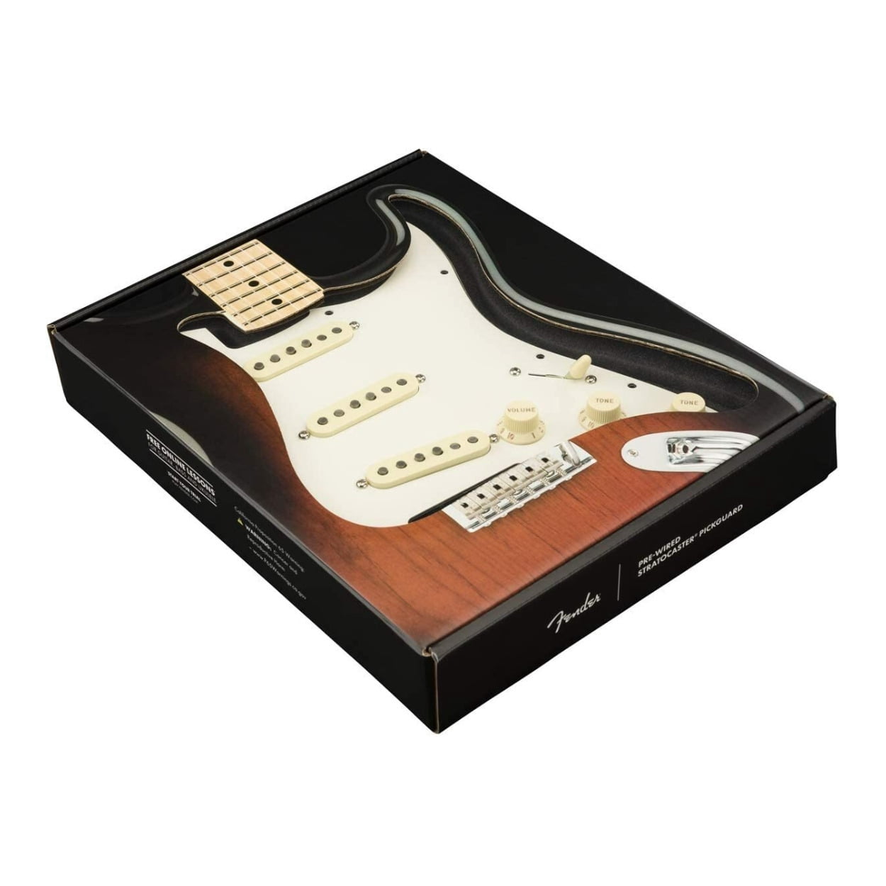 Fender Custom 69 Prewired Stratocaster Pickguard (3-Ply, White)
