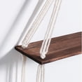 thumbnail image 4 of Estante para colgar en la pared Tapicería Tejida Estantes Flotantes Estante para Colgar en Pared Soporte para Libros para Telón de Fondo Magideal Estante para colgar en la pared, 4 of 7