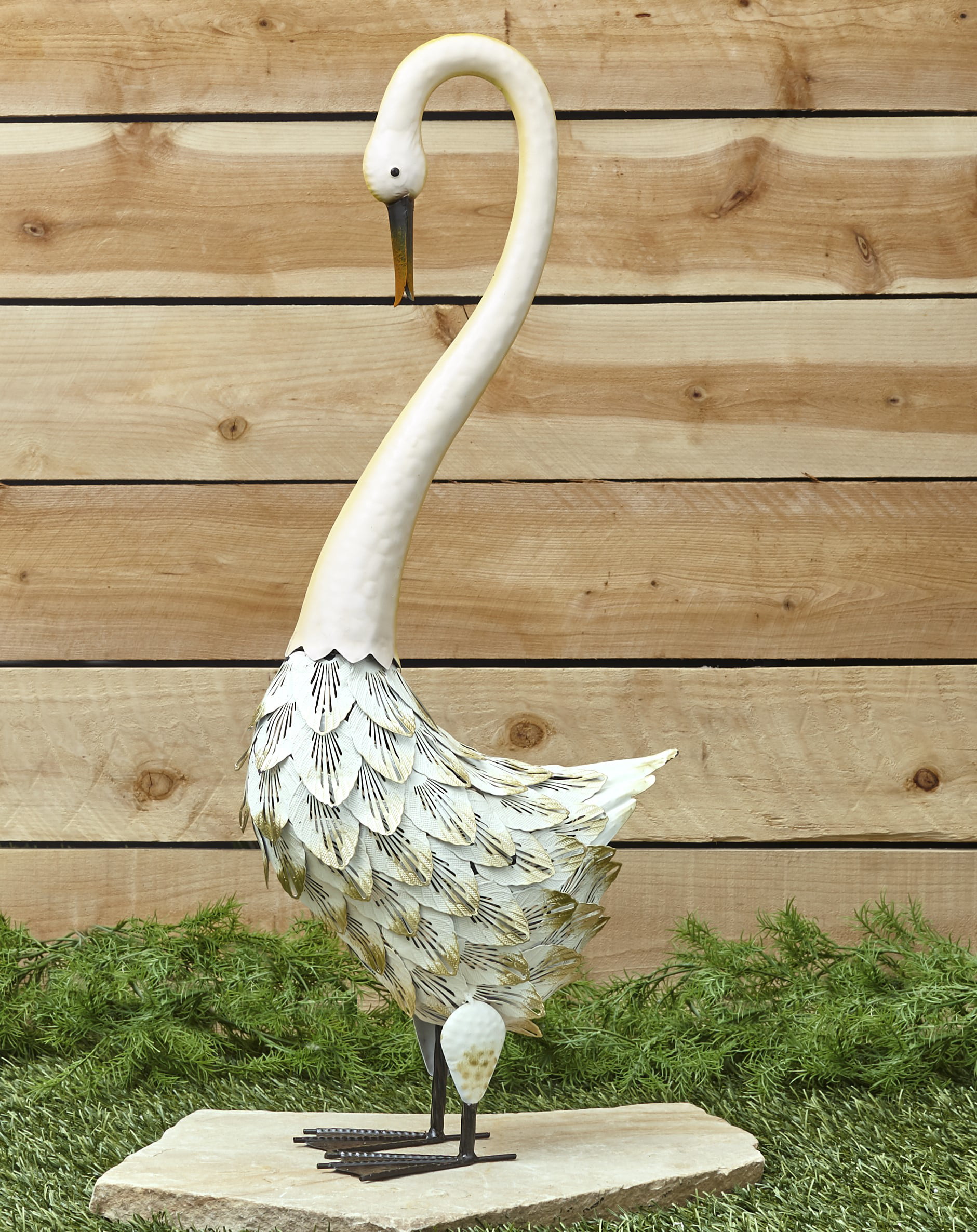 Table centerpiece Artwork Animal sculpture Wildlife art Large wood sculpture Carved Wood bird Wood swan Hand carved Swan sculpture