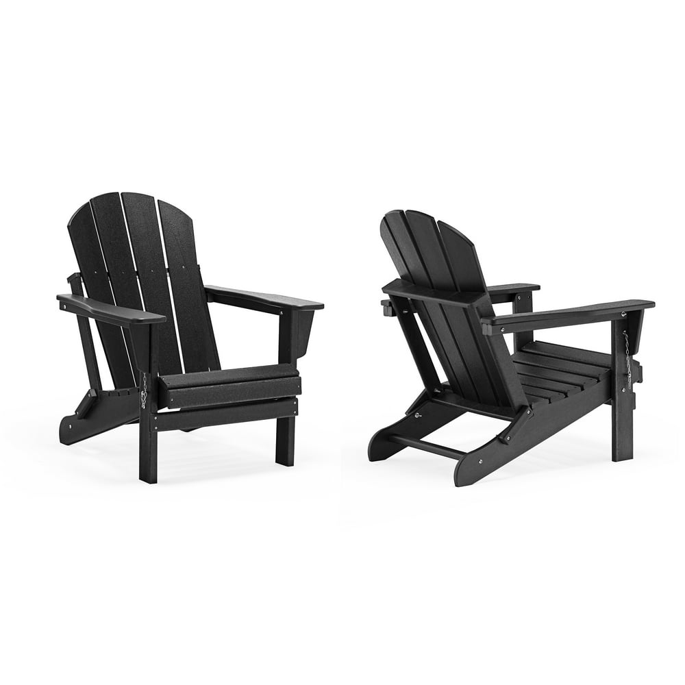 Westin Outdoor Braxton Folding Plastic Adirondack Chair (Set of 2