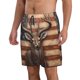 thumbnail image 2 of Balery Deer American Flag Wall Traje de Baño Estilo Hawaiano para Hombre, Shorts de Secado Rápido con Bolsillos-Large, 2 of 6