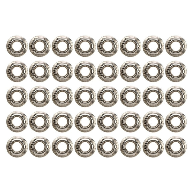 Écrou à Bride Fine, Écrous à Bride Hxagonaux Haute Dureté Durable M10x1.25mm en Acier Inoxydable pour Réparation