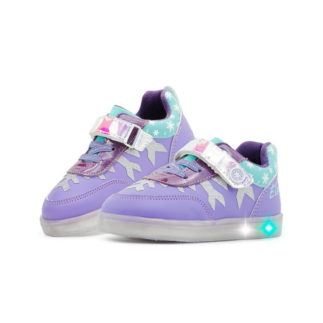 Tenis Con Luces Disney Frozen Princesa Elsa Lila 14-19 lila 15