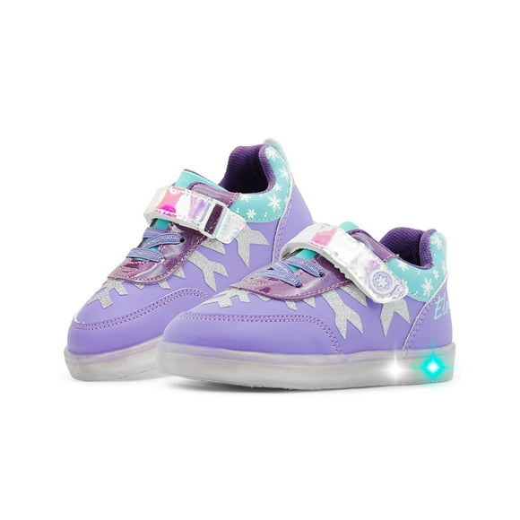 Tenis Con Luces Disney Frozen Princesa Elsa Lila 14-19 lila 14
