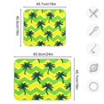 thumbnail image 3 of Iauyy Dish Drying Mat for Kitchen Counter, Super Absorbent & Hanging 16x18 / 18x24 Inch (S/M) Palm Tree, 3 of 8