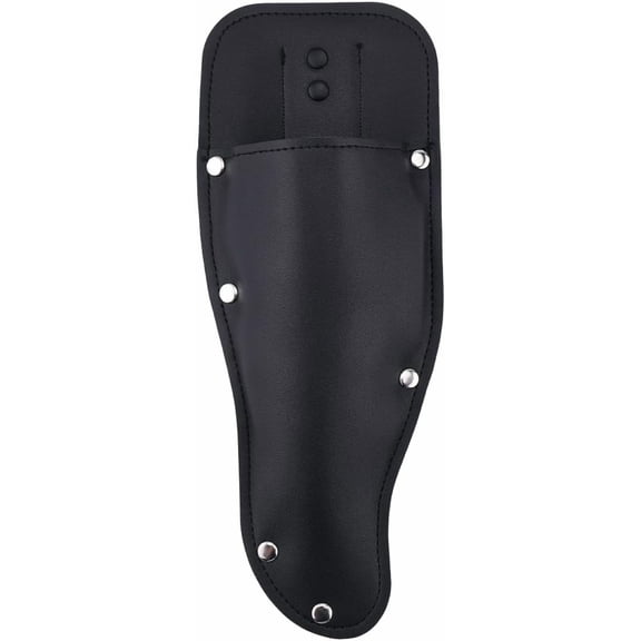 Black PU Leather Garden Pruner Sheath for Scissors Belt Holder Pouch Bag Protective Leather Cover Scabbard Hand Pruner Tool Case