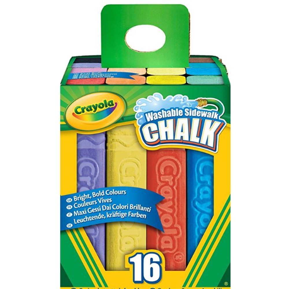 Crayola Washable Sidewalk Chalk 16 Count