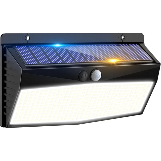 Solar Lights Outdoor Motion Sensor LED Super Bright Solar Powe Light with Lighting Modes Wireless IP Solar Wall Lights Security Lighting for Yard Deck Garage