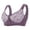 Purple, variant on Bra Lingerie for Everyday Comfort and Support Front Button Backless Design Adjustable Straps Seamless Cup Structure Men’s Women’s Wear
