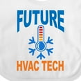 thumbnail image 4 of Inktastic Future Hvac Tech in Training Boys Baby Bib, 4 of 4