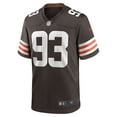 thumbnail image 2 of Men's Nike Shelby Harris  Brown Cleveland Browns Team Game Jersey, 2 of 6