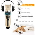 thumbnail image 5 of Dog Shaver Clippers Low Noise Rechargeable Cordless Electric Quiet Hair Clipper Grooming Kit Set, 5 of 9
