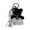 Black Bear, variant on Elegant Plush Bear Keychain Charm Keyring Soft Furry Animal Pendant for Backpacks and Bags Fashion Accessory Decoration