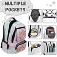 thumbnail image 6 of Jeiento Kids School Backpack for Elementary Girls Capybara Ice Cream 17 Inch Large Capacity Bookbag for Back to School Supplies, Casual Daypack for Travel Hiking, 6 of 7