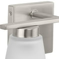 thumbnail image 4 of Tanner Collection Two-Light Brushed Nickel Transitional Vanity Light, 4 of 9