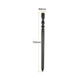 thumbnail image 2 of Leather Edge Burnisher 150mm Black Ebony Wood Slim Stick Tube, 2 of 6