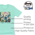 thumbnail image 4 of Women's All Oopsies No Daisies T Shirt Cute Flower Graphic Loose Tees Crew Neck Short Sleeve Casual Tops ( XX-Large, Mint), 4 of 4